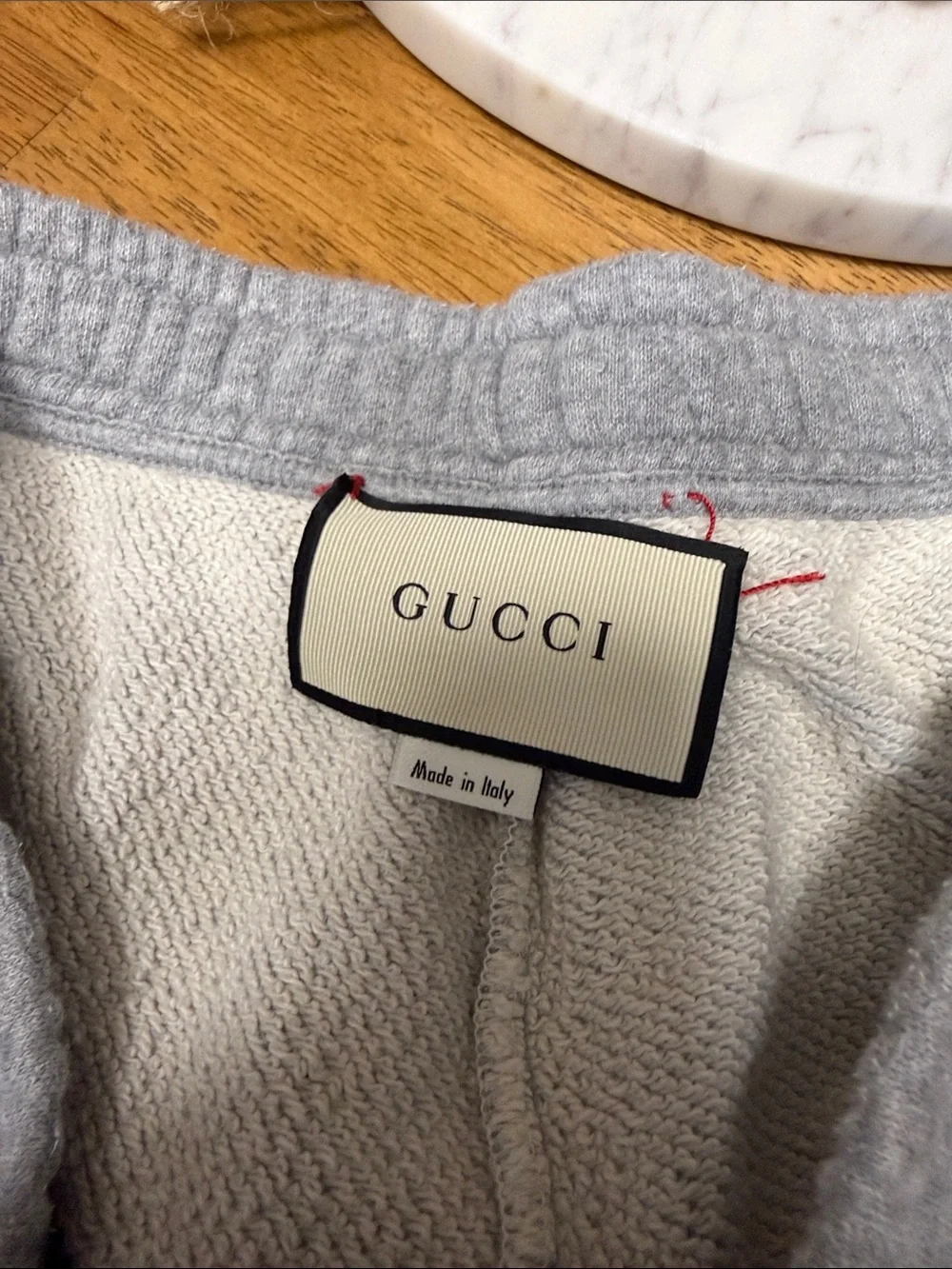 Gucci Men's Track Pants with Stripe Detail and Tiger Patch